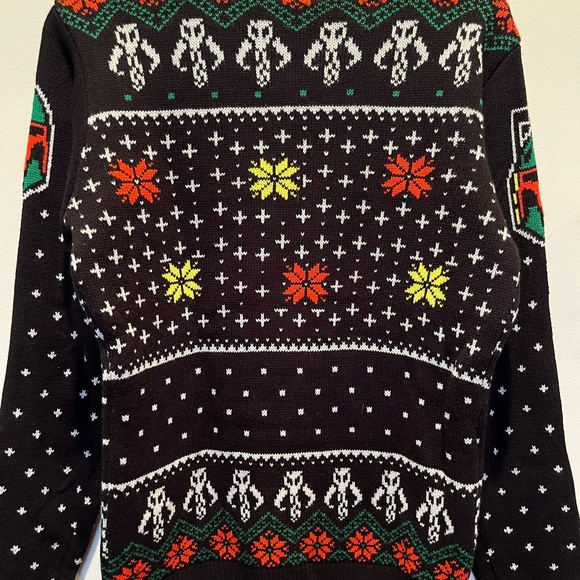 STAR WARS Disney Boba Fett Ugly Christmas Sweater Size Small - Picture 4 of 13